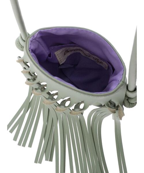 Green Parks(グリーンパークス)の「フリンジミニショルダー*(ショルダーバッグ・レディース・ホワイト/オレンジ/グリーン・FREE)」の16枚目の写真