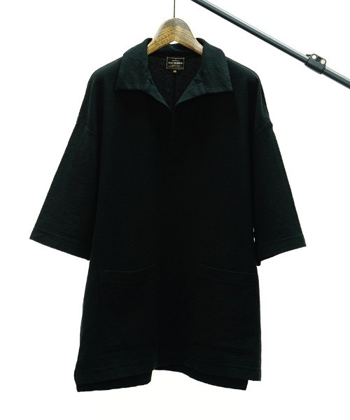 EGO TRIPPING(エゴトリッピング)の「mhs1798-ROUGHNESS BEACH SHIRTS シャツ(シャツ/ブラウス・メンズ・ベージュ/ブラック・46/48)」の9枚目の写真
