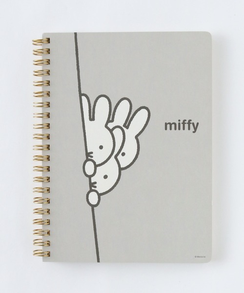 Miffy（ ミッフィー）の「miffy/リングノート（手帳/メモ帳・レディース・ネイビー/ホワイト/オレンジ/グレー/レッド/イエロー・FREE）」の3枚目の写真
