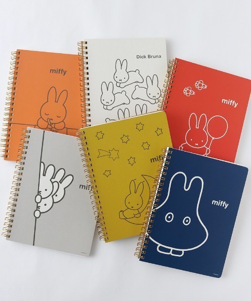 Miffy（ ミッフィー）の「miffy/リングノート（手帳/メモ帳・レディース・ネイビー/ホワイト/オレンジ/グレー/レッド/イエロー・FREE）」の20枚目の写真