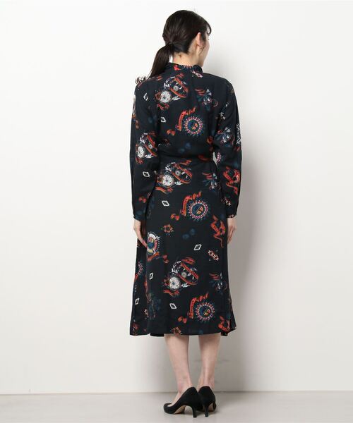 チャイハネ（チャイハネ）の「【チャイハネ】サンティーシャツワンピース（シャツワンピース・レディース・ターコイズブルー/パープル/カーキ/ブラック/ベージュ・FREE）」の8枚目の写真