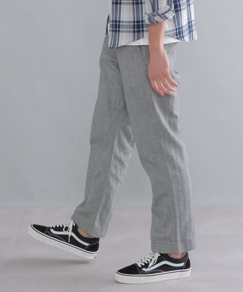 SHIPS（シップス）の「SHIPS:〈ウォッシャブル〉ヘリンボーン ワイド イージーパンツ（その他パンツ・メンズ・ブラック/ブラウン/ナチュラル・SMALL/MEDIUM/LARGE/X-LARGE）」の8枚目の写真