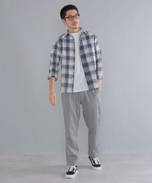 SHIPS（シップス）の「SHIPS:〈ウォッシャブル〉ヘリンボーン ワイド イージーパンツ（その他パンツ・メンズ・ブラック/ブラウン/ナチュラル・SMALL/MEDIUM/LARGE/X-LARGE）」の18枚目の写真