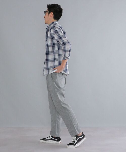 SHIPS（シップス）の「SHIPS:〈ウォッシャブル〉ヘリンボーン ワイド イージーパンツ（その他パンツ・メンズ・ブラック/ブラウン/ナチュラル・SMALL/MEDIUM/LARGE/X-LARGE）」の22枚目の写真