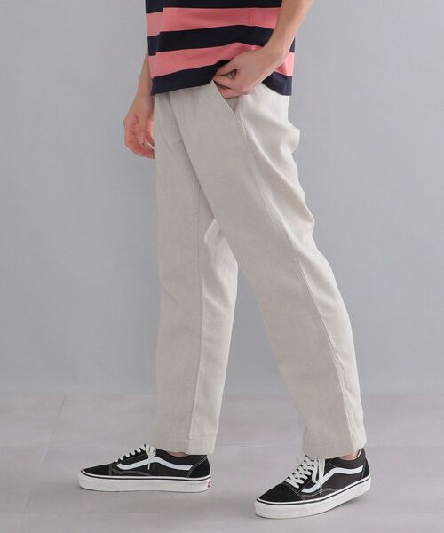 SHIPS（シップス）の「SHIPS:〈ウォッシャブル〉ヘリンボーン ワイド イージーパンツ（その他パンツ・メンズ・ブラック/ブラウン/ナチュラル・SMALL/MEDIUM/LARGE/X-LARGE）」の4枚目の写真