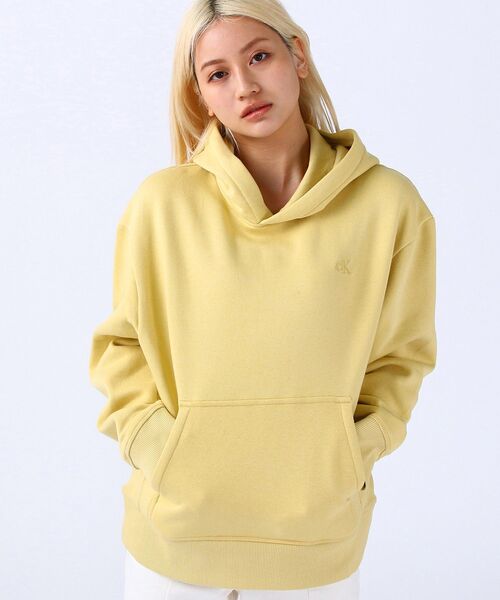 Calvin Klein(カルバン・クライン)の「ARCHIVE ロゴパーカー(パーカー・レディース・ホワイト/ブラック/グレー/ベージュ/ヘザーグレー/ホワイト系/ブラック系・S/M/L/XS)」の7枚目の写真