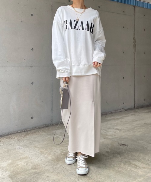 DouDou（ドゥドゥ）の「ポンチスリットスカート（スカート・レディース・ベージュ・38/36）」の13枚目の写真