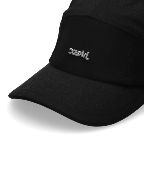 X-girl（エックスガール）の「MILLS LOGO JET CAP（キャップ・レディース・ブラック/ベージュ・ONE SIZE）」の10枚目の写真