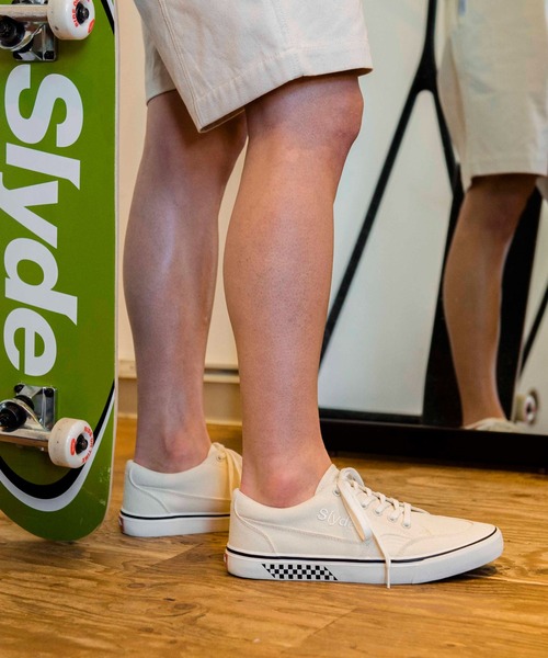 Slyde（スライド）の「【Slyde】SLYDE TECH LOW CUT SHOES（スニーカー・メンズ・ホワイト・23/24/25/26/27/28/25.5/26.5/27.5/24.5/23.5）」の5枚目の写真