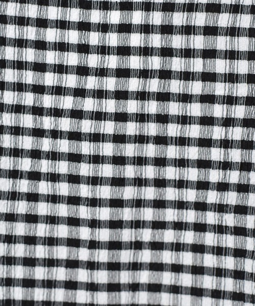 ems excite（エムズエキサイト）の「ギンガムチェックカットカーデ（カーディガン/ボレロ・レディース・オレンジ系その他/ブラック系その他/グリーン系その他・FREE）」の21枚目の写真