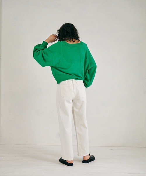 4youstory（フォーユーストーリー）の「【4youstory】2wayシアーニットカーディガン（カーディガン/ボレロ・レディース・ブラック/パープル/グリーン/アイボリー・MEDIUM）」の17枚目の写真