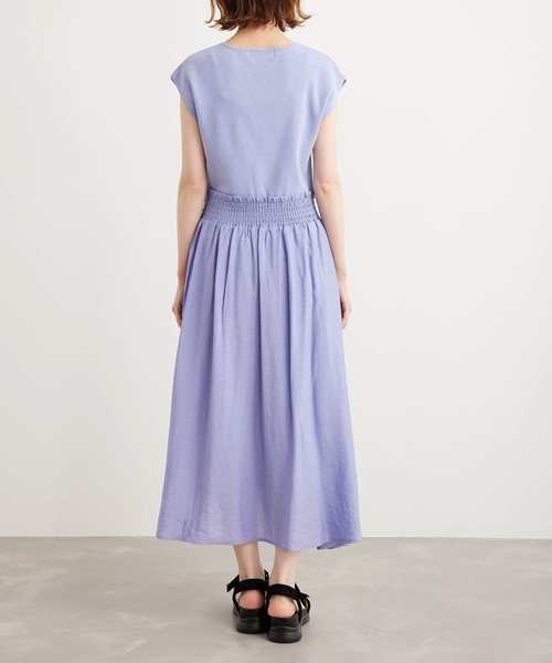 ROPE' PICNIC（ロペピクニック）の「ラク美/ドッキングニットワンピース（ワンピース・レディース・ブラック/ピンク/グレー系その他/ブルー系その他4・38）」の5枚目の写真