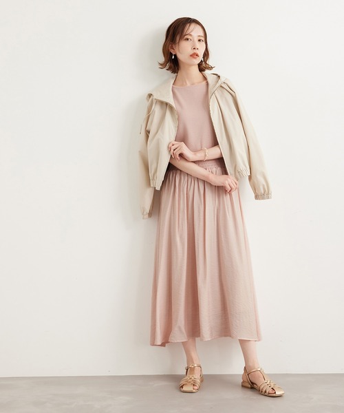 ROPE' PICNIC（ロペピクニック）の「ラク美/ドッキングニットワンピース（ワンピース・レディース・ブラック/ピンク/グレー系その他/ブルー系その他4・38）」の7枚目の写真