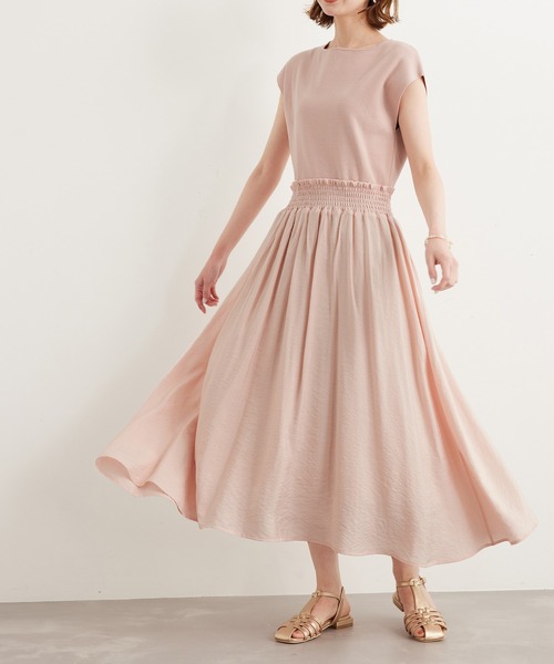 ROPE' PICNIC（ロペピクニック）の「ラク美/ドッキングニットワンピース（ワンピース・レディース・ブラック/ピンク/グレー系その他/ブルー系その他4・38）」の22枚目の写真