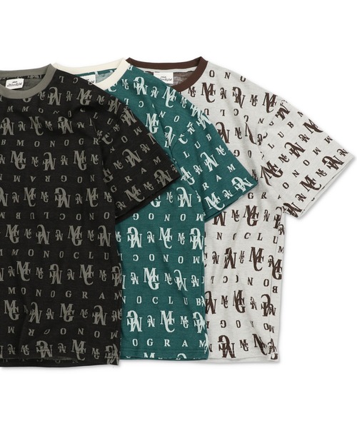SPINNS（スピンズ）の「MGMC ジャガード Tシャツ（Tシャツ/カットソー・メンズ・グリーン/ブラック/アイボリー・ONESIZE）」の16枚目の写真