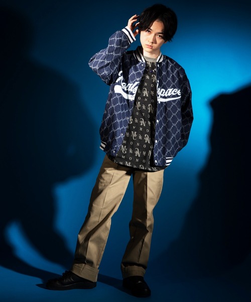 SPINNS（スピンズ）の「MGMC ジャガード Tシャツ（Tシャツ/カットソー・メンズ・グリーン/ブラック/アイボリー・ONESIZE）」の20枚目の写真