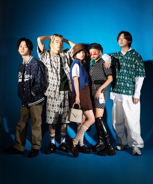 SPINNS（スピンズ）の「MGMC ジャガード Tシャツ（Tシャツ/カットソー・メンズ・グリーン/ブラック/アイボリー・ONESIZE）」の4枚目の写真