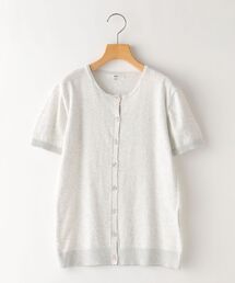 SHIPS（シップス）の「SHIPS KIDS:無地×リバティ 半袖 カーディガン(140～150cm)（カーディガン/ボレロ・キッズ）」