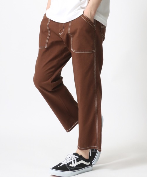 [リー] イージーパンツ LEESURE TUCK EASY TROUSER レディース パープル M