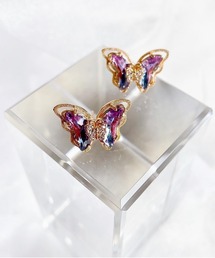 バンピ/バタフライビジューピアス