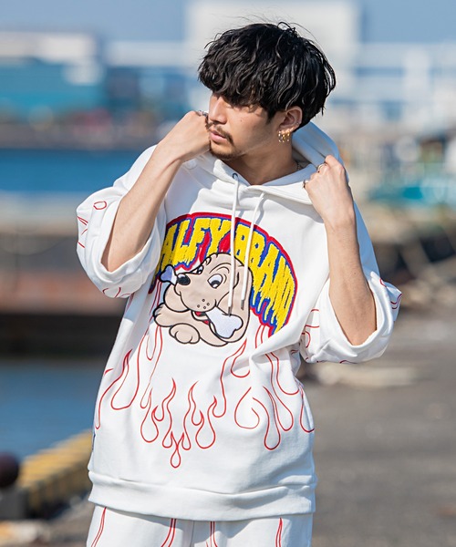 GALFY ガルフィー 炎上大学 セットアップ GALFY（ガルフィー）の「『GALFY/ガルフィー』炎上大学
