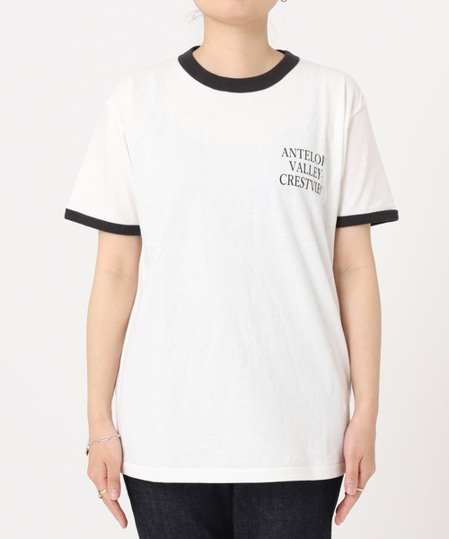 journal standard L'essage(ジャーナルスタンダードレサージュ)の「プリントトリムTシャツ(Tシャツ/カットソー・レディース・ブラック/ブルー・FREE)」の21枚目の写真