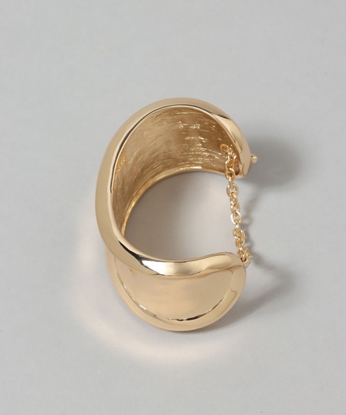 HARE(ハレ)の「メタルワイドバングル(HARE)(バングル/リストバンド・レディース・シルバー/ゴールド・FREE)」の12枚目の写真