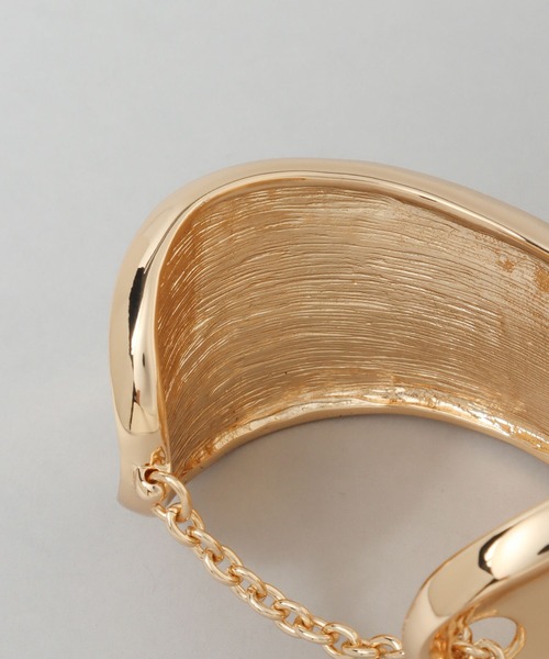 HARE(ハレ)の「メタルワイドバングル(HARE)(バングル/リストバンド・レディース・シルバー/ゴールド・FREE)」の11枚目の写真