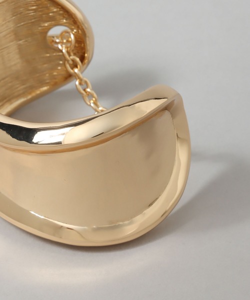 HARE(ハレ)の「メタルワイドバングル(HARE)(バングル/リストバンド・レディース・シルバー/ゴールド・FREE)」の15枚目の写真