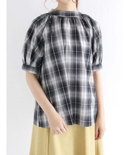 Te chichi（テチチ）の「【貴島明日香コラボ】バックリボンブラウス（シャツ/ブラウス・レディース・ブラック/ネイビー/ブルー・ﾌﾘ-）」の13枚目の写真