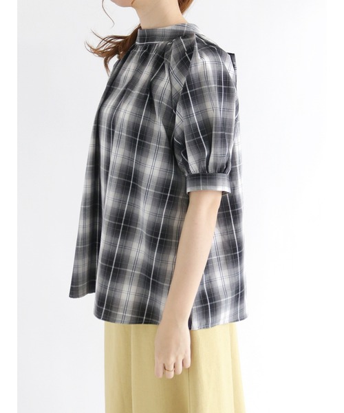 Te chichi（テチチ）の「【貴島明日香コラボ】バックリボンブラウス（シャツ/ブラウス・レディース・ブラック/ネイビー/ブルー・ﾌﾘ-）」の14枚目の写真