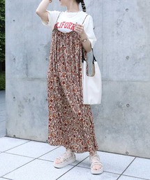 HONEYSUCKLE ROSE | 【HONEYSUCKLE ROSE】エスニック柄キャミワンピース(シャツワンピース)