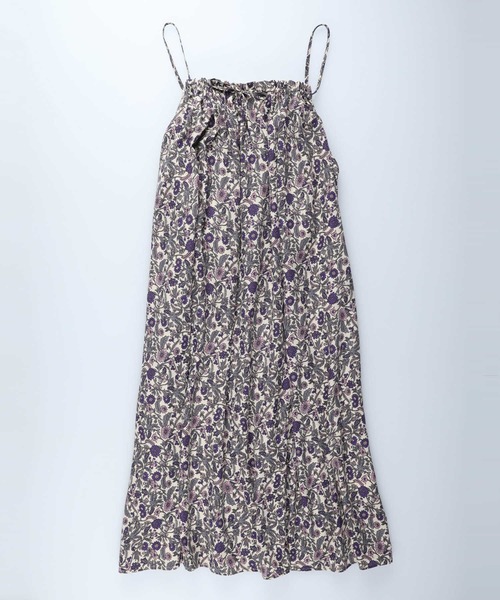 HONEYSUCKLE ROSE（ハニーサックルローズ）の「【HONEYSUCKLE ROSE】エスニック柄キャミワンピース（シャツワンピース・レディース・ベージュ/パープル/ダークグレー・M/L）」の17枚目の写真