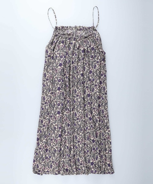HONEYSUCKLE ROSE（ハニーサックルローズ）の「【HONEYSUCKLE ROSE】エスニック柄キャミワンピース（シャツワンピース・レディース・ベージュ/パープル/ダークグレー・M/L）」の18枚目の写真