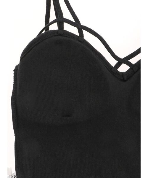 GYDA（ジェイダ）の「バインダービスチェ（キャミソール・レディース・オフホワイト/ブラック・FREE）」の21枚目の写真