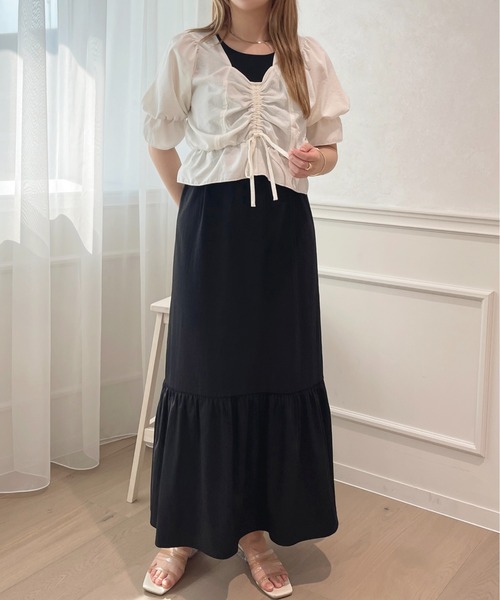 apres jour（アプレジュール）の「【セットアップ可能】チロルブラウス【ZOZOTOWN限定アイテム】（シャツ/ブラウス・レディース・ブラック/オフホワイト/ピンク・X-LARGE/フリー）」の22枚目の写真