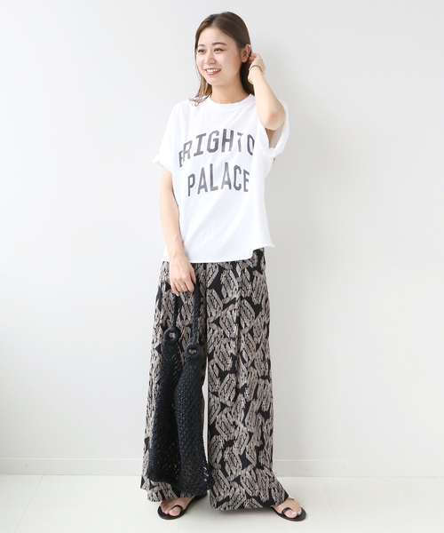 THE DAY ON THE BEACH（ザデイオンザビーチ）の「【THE DAY ON THE BEACH 】CUT OFF T-SH：Tシャツ（Tシャツ/カットソー・レディース・ブラック系その他/アイボリー/レンガ/ホワイト・FREE）」の11枚目の写真