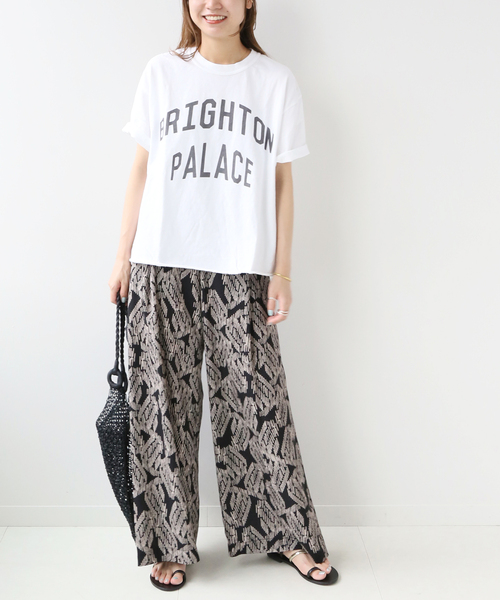 THE DAY ON THE BEACH（ザデイオンザビーチ）の「【THE DAY ON THE BEACH 】CUT OFF T-SH：Tシャツ（Tシャツ/カットソー・レディース・ブラック系その他/アイボリー/レンガ/ホワイト・FREE）」の12枚目の写真
