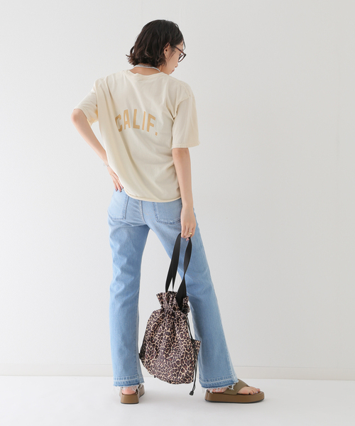 THE DAY ON THE BEACH（ザデイオンザビーチ）の「【THE DAY ON THE BEACH 】CUT OFF T-SH：Tシャツ（Tシャツ/カットソー・レディース・ブラック系その他/アイボリー/レンガ/ホワイト・FREE）」の22枚目の写真