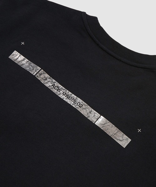 A-COLD-WALL*（アコールドウォール）の「FOIL GRID CREWNECK（スウェット・メンズ・ブラック・M/L/XL）」の4枚目の写真