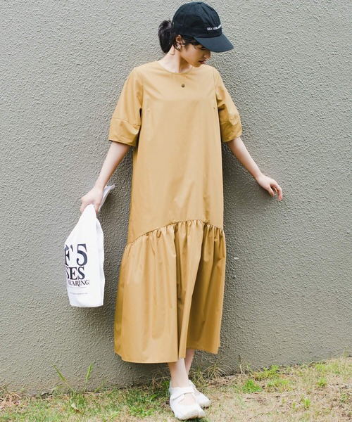 haco!(ハコ)の「暑いときこそ気分を上げていきたい!お手入れ楽ちん大人のご機嫌ワンピース by que made me(ワンピース・レディース・ブラック/ベージュ・SMALL/MEDIUM/LARGE/X-LARGE)」の22枚目の写真
