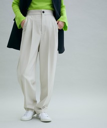 ADAM ET ROPE' | 【サステナブル・WEB限定】ハイウエストスラックス(スラックス)