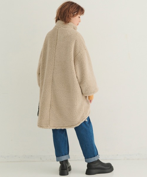 MERLOT（メルロー）の「ボアモンスターコート（ブルゾン）」 - WEAR