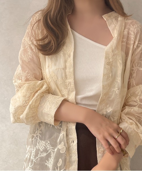 apres jour clair（アプレジュールクレア）の「【apres jour clair】アシメデザインキャミインナー【ZOZOTOWN限定アイテム】（キャミソール・レディース・ブラウン系その他/モカ/オフホワイト・フリー/X-LARGE）」の6枚目の写真