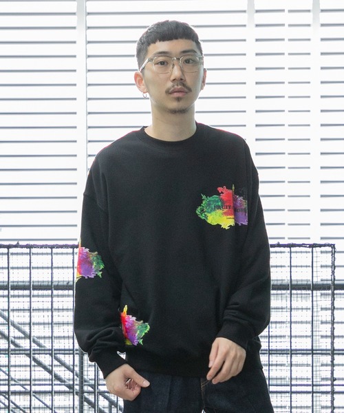 TOGA VIRILIS(トーガ ビリリース)の「Print sweat TOGA × FRUIT OF THE LOOM(スウェット・メンズ・ホワイト/ブラック・XL/L)」の2枚目の写真