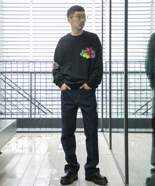 TOGA VIRILIS(トーガ ビリリース)の「Print sweat TOGA × FRUIT OF THE LOOM(スウェット・メンズ・ホワイト/ブラック・XL/L)」の4枚目の写真