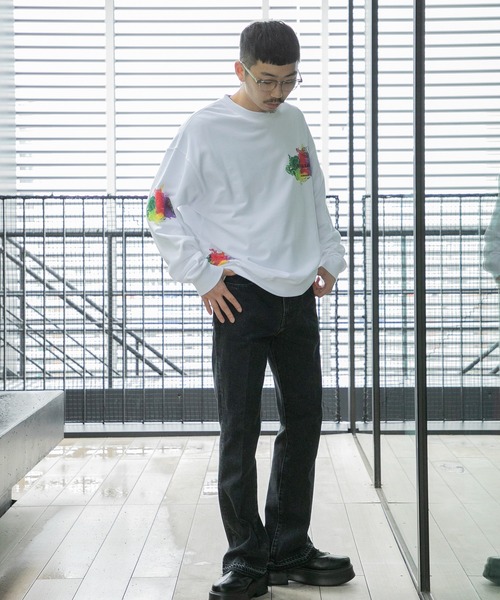 TOGA VIRILIS(トーガ ビリリース)の「Print sweat TOGA × FRUIT OF THE LOOM(スウェット・メンズ・ホワイト/ブラック・XL/L)」の11枚目の写真