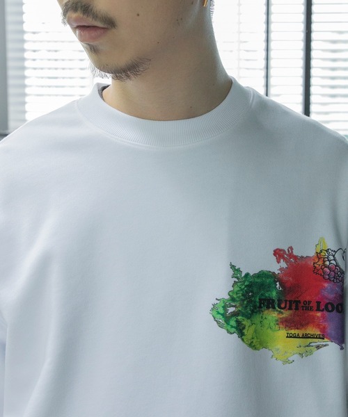 TOGA VIRILIS(トーガ ビリリース)の「Print sweat TOGA × FRUIT OF THE LOOM(スウェット・メンズ・ホワイト/ブラック・XL/L)」の15枚目の写真