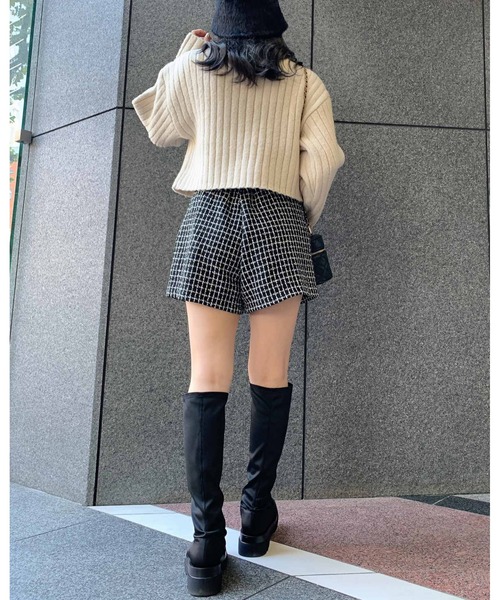 INGNI（イング）の「ストレッチタンクソールブーツ（ブーツ・レディース・ブラック系その他/ブラック・M/L）」の21枚目の写真