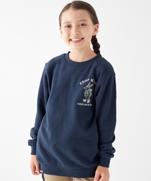 【セール】キャンプラビット裏毛クルー(ハイク)(スウェット)|KRIFF MAYER Kid's Collection(クリフメイヤーキッズ ...